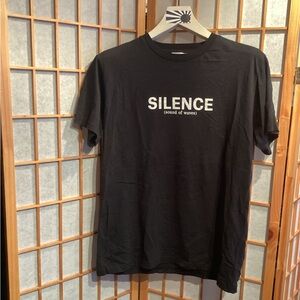 Wood Wood "Silence" Perry T-Shirt Men's Size Large